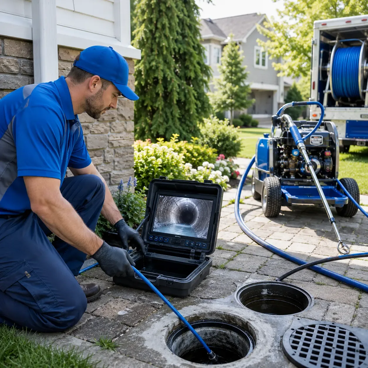 Outdoor drain cleaning professionals serving Uniondale, IN